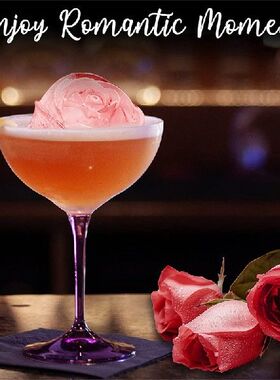 极速3D Rose Ice Molds 2.5 Inch, Large Ice Cube Trays, Make 4