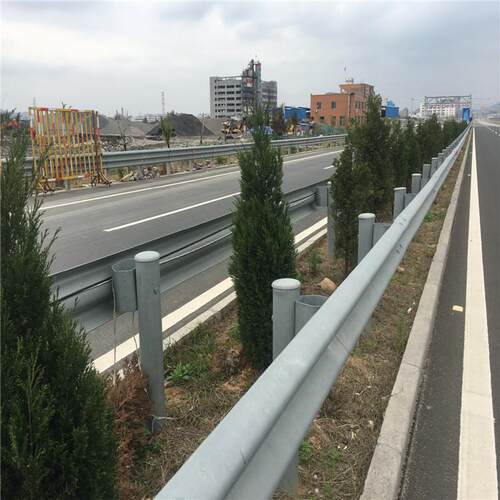 GR-B-4E乡村道路护栏高速公路W隔离板C级防撞双波波形梁护栏Q235