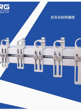 CRG机械手型材固定支架圆管件连接件工装夹具配件连接气缸气动