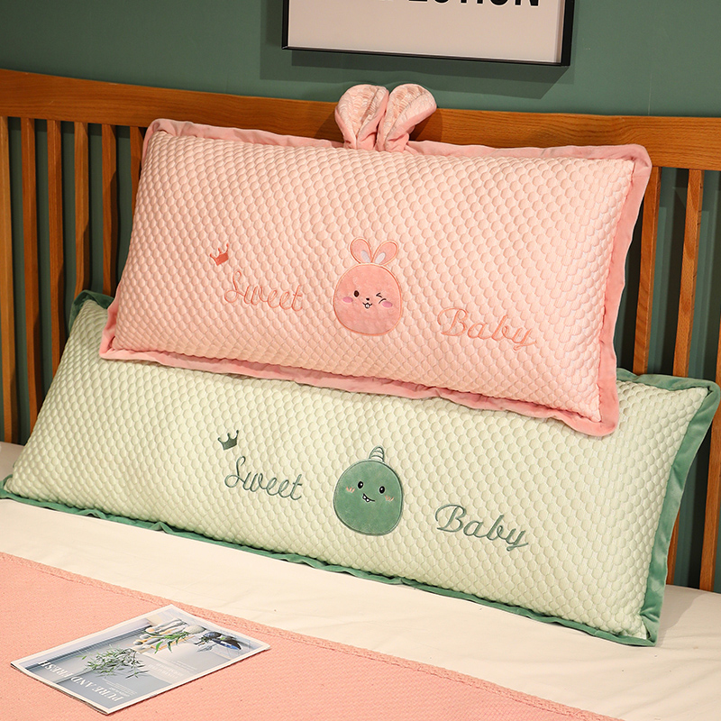 可拆洗夏季长条枕床上抱睡觉枕头宿舍单H人枕双人抱枕靠枕床头靠