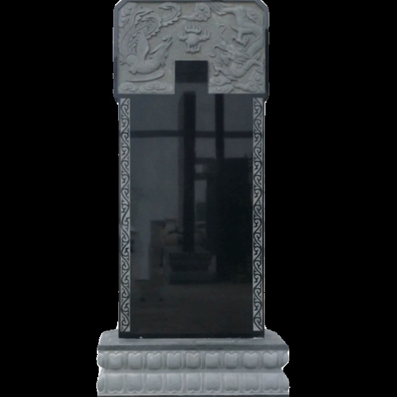 墓碑定制花岗岩石碑大理石碑农村土葬刻字石碑墓园陵园Y夫妻合葬