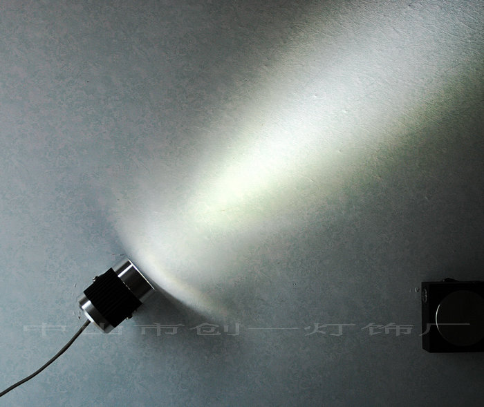 3瓦led明装可调角度彩色射灯A铝材背景壁灯照画灯酒柜灯展柜投射