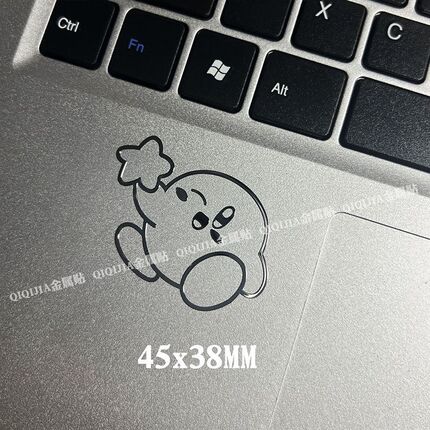 星之卡比金属贴纸贴电脑笔记本平板IPAD卡通礼物搞笑马里奥改造