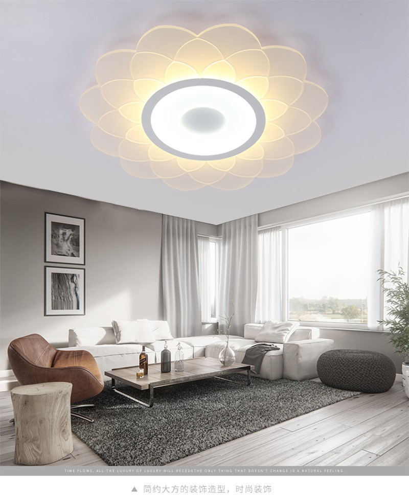 卧室灯2021年新款o超薄餐厅 客厅灯LED房间吸顶灯温馨浪漫婚房灯