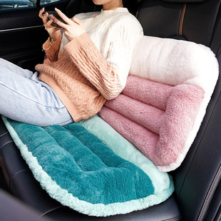 汽车坐垫秋冬季加绒后排车后座垫子座垫椅子椅垫座椅屁垫四季通用