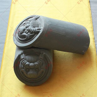 中式小青瓦片屋顶古建瓦仿古青瓦徽派马头墙瓦脊瓦滴水围墙灰瓦片