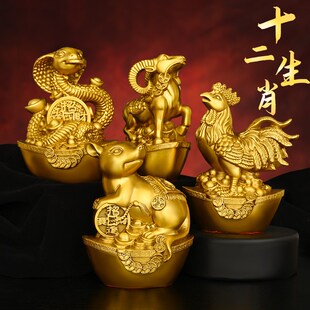 铜鸡纯铜公鸡摆件福鸡房屋正西缺角补角住宅客厅办公室装饰吉祥物