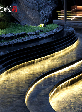 水池24V灌胶水下泡水LED灯带条户外 防水喷泉工程亮化超高亮泳池