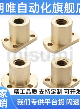 替代MTSSR MTSFR 带法兰型 30度梯形丝杠用螺帽 现货直发