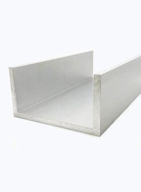 铝合金U型槽130x70x8mm铝u型槽氧化铝条铝合金型材导轨铝挤型材料