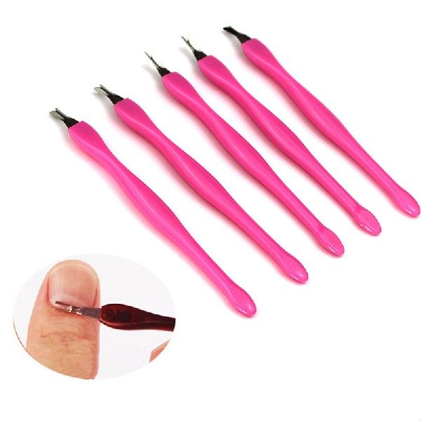 5PCS Dead Skin Remover Cutter Nail Cuticle Pusher Stainless