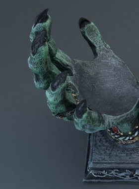新款万圣节恶魔之手收纳支架黑暗剧本杀布景工艺品摆饰装饰品