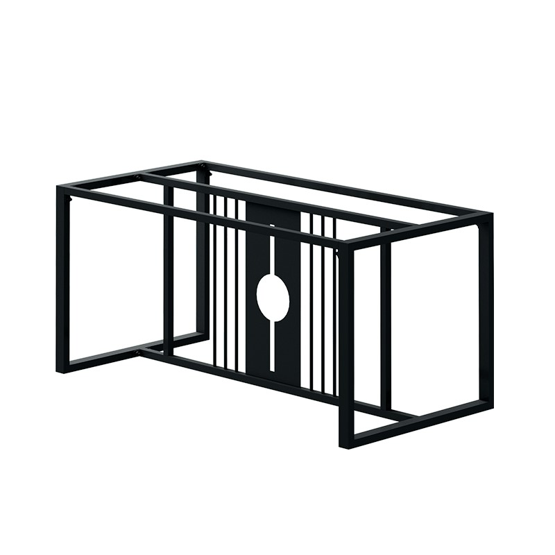 茶台脚泡茶桌腿新中式办公桌腿支架铁艺茶几腿桌架工作台桌脚定制