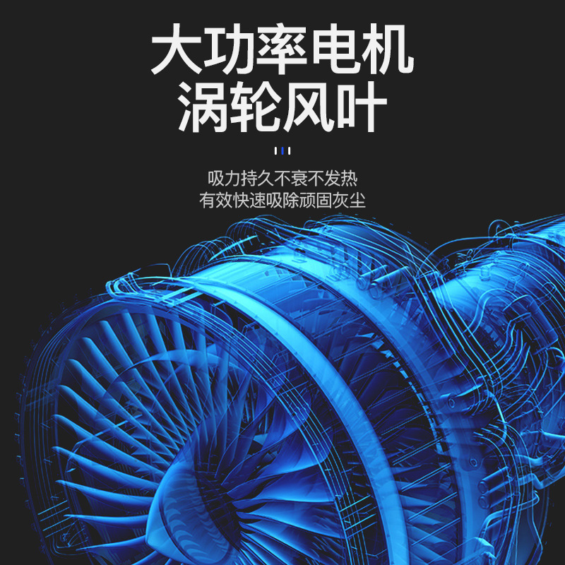 新款手持无线吸尘器 车家两用多用途吸尘器 干湿两用车载吸尘器