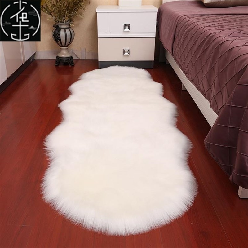 Soft Faux Fur Wool Carpet for Living Room Artificial Wool
