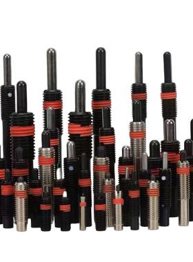 弹簧柱塞PJH弹顶销PJL 伸缩定位销/重载型M8/10/12/16螺纹