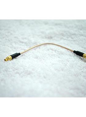 MMCX-J1.5公头转公头射频连接线RG178高频镀银信号线50欧 馈线