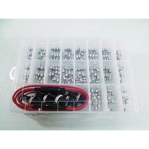 5*20快断玻璃保险丝/管0.1A-20A/250v19种电流盒装套件配保险座