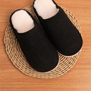 棉麻拖鞋女室内家居亚麻防滑防臭吸汗冬季布男款家用厚底保暖拖鞋