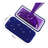 Jet 适配Swiffer Wet 雪尼尔加厚平板拖把布干湿两用拖把头配件