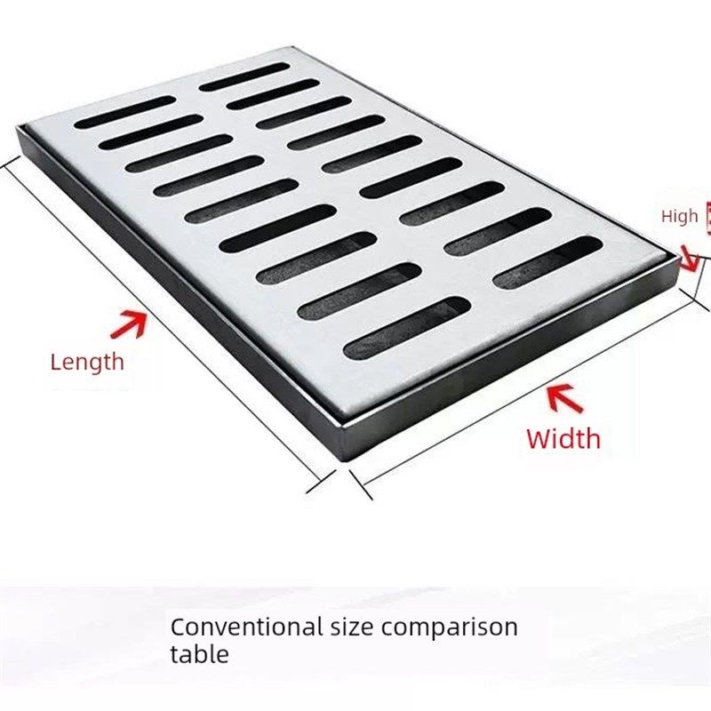 304不锈钢隐形井盖雨水篦子下水道排水沟盖板装饰庭院地漏带框,基础建材,排水沟槽/盖板,淘宝优惠券,粉丝福利购,淘宝优惠卷