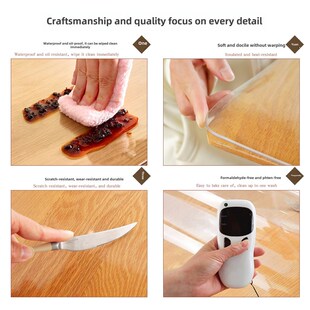 新中式茶几垫桌垫防水防油免洗防烫透明软玻璃新款客厅茶几桌布