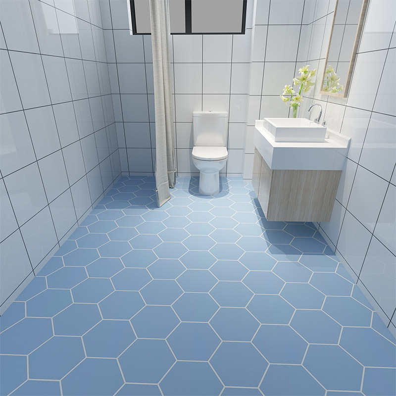 新款加厚厨房卫生间地板贴防水地板贴客厅房间地贴加厚耐磨地贴