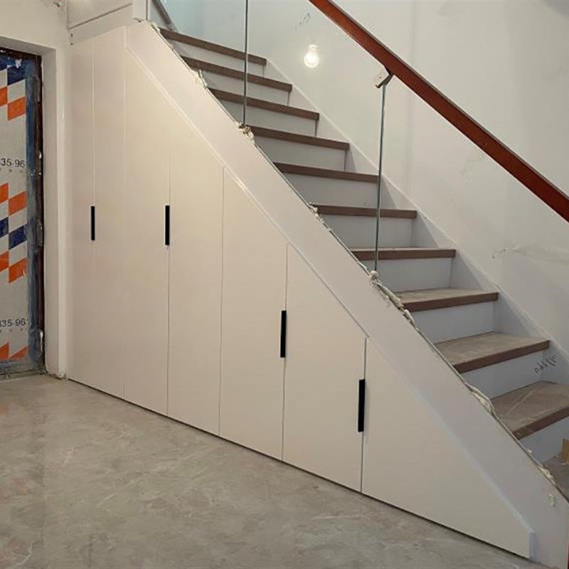 楼梯柜定制楼梯下储物柜 收纳三角衣柜抽拉式收纳柜展示货柜货架