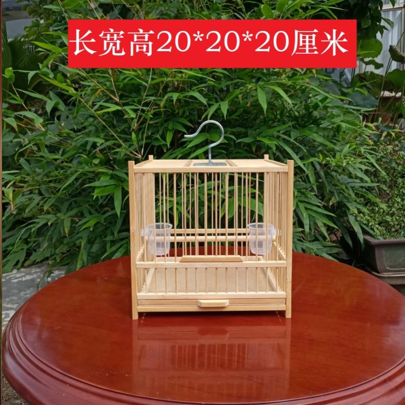螽斯笼子竹编精品养蛐蛐蚂蚱蟋蟀纯手工大号爬虫鸣虫用具天然自制