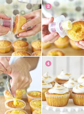 SILIKOLOVE Cupcake Corer Plunger Cutter astry Corer Decorati