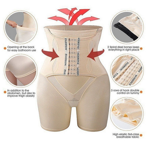 好货High Waist Trainer Body Shaper Panties Women Tummy Contr
