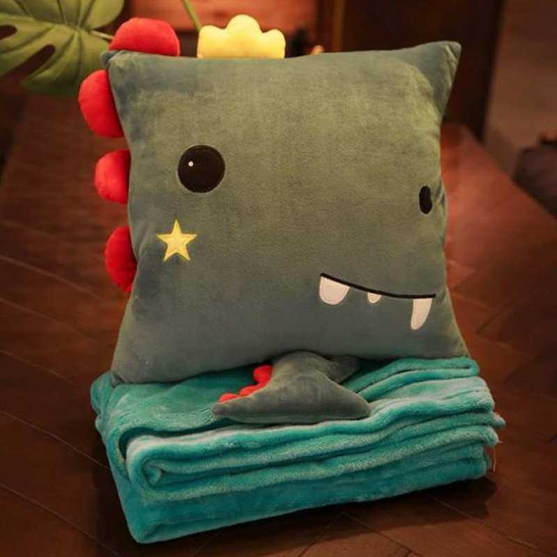 扒桌枕扒桌枕抱枕被子两用办公室靠背垫靠枕一空调被午休午睡毯子