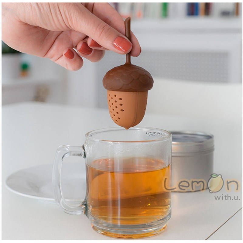 可爱个性松果泡茶过滤器 硅胶滤茶器创意茶漏器卡通懒人喝茶神器