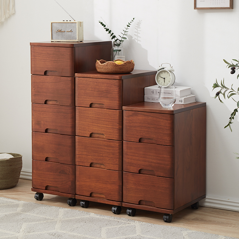 20/30/35/45/50cm 宽实木夹缝收纳柜抽屉式小窄柜缝隙床头置物柜