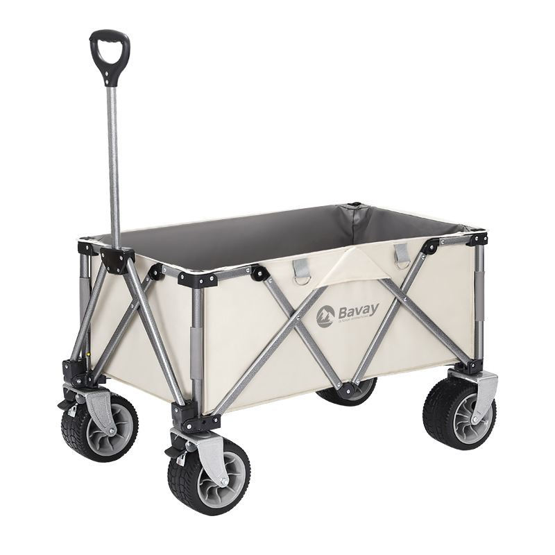 ..欧式户外露营小拉车折叠小推车营地手推车买菜车轻便简易拉杆车