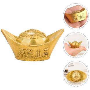 Decoration Home Yuan Bao Figurine Decorate Ingot Figurine