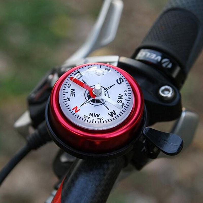 1PC Bicycle Bell Bike Compass Bicycle Bells Mountain Bike Ha