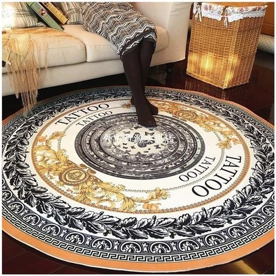 Large Round Carpet 120cm Modern Shaggy Rugs And Carpets For
