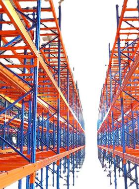 能重型多层合横梁货架工厂库组房加厚货架高式位立体钢筋货智架