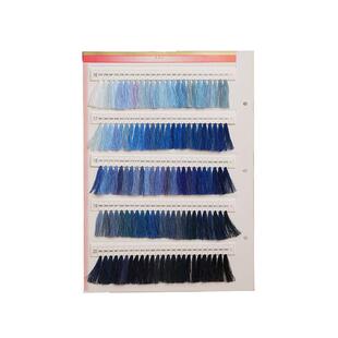 现宝塔货线色家车缝锁色卡边用卡涤纶染绣花线锦纶丝线颜色可定色