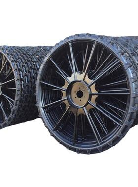 改拖拉高机加实心轮胎0装.9米0.971.1米含钢圈插秧机植保机