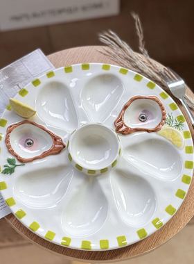 Anthropologie Micola【米科拉】 牡蛎拼盘 9 3/4 英寸