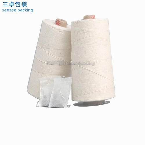 一次性茶包袋标签棉线4股纯的棉袋泡茶吊线袋泡茶专用棉线