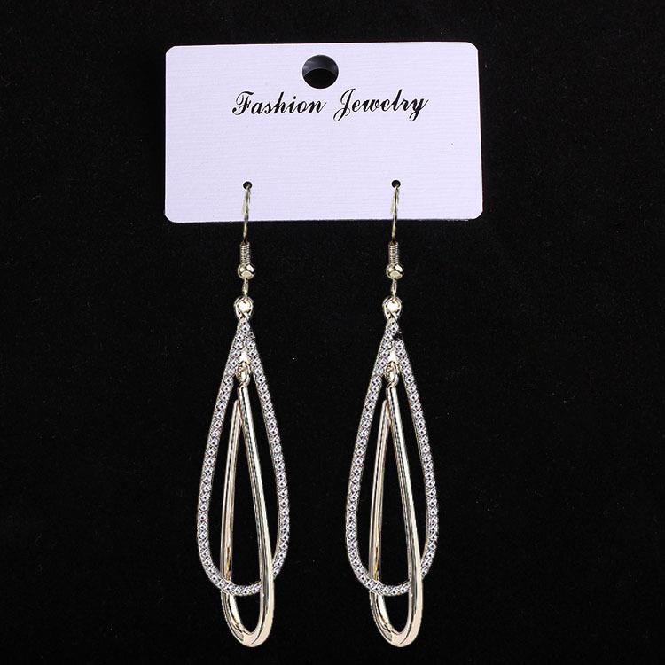 包装饰品耳环耳钉pvc贴白纹路纸卡片5*3cm通用2孔带挂钩500个