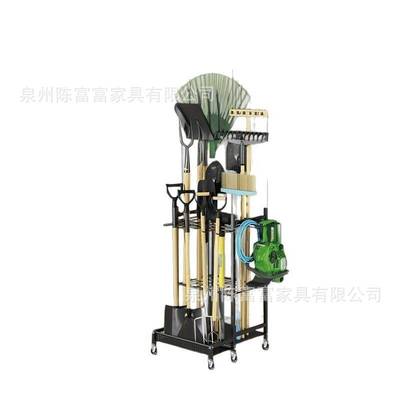 跨境田园工具收纳架铁艺园林工具直钩县挂置物架壁挂式墙上整理架