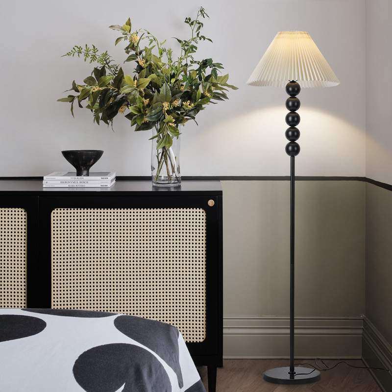 大观园百褶落地灯客厅氛围灯新款轻奢中古风卧室立式落地台灯L138,3C数码配件,USB灯,淘宝优惠券,粉丝福利购,淘宝优惠卷