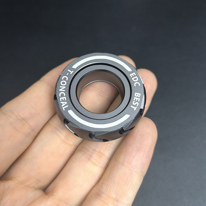 亚马逊解压玩具不绣钢啪啪币edc