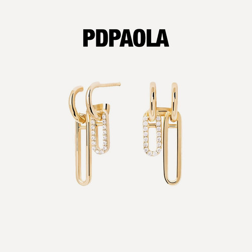 别针锆石PDPAOLA纯银女