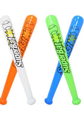 充气棒球迷助威加油棒啦啦棒空气棒儿童充气玩具彩色棒球棒充气产