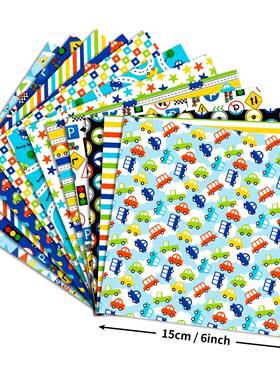 大卖12张/包蓝色可爱风DIY相册剪贴本纸片手账素材纸本背景纸图案